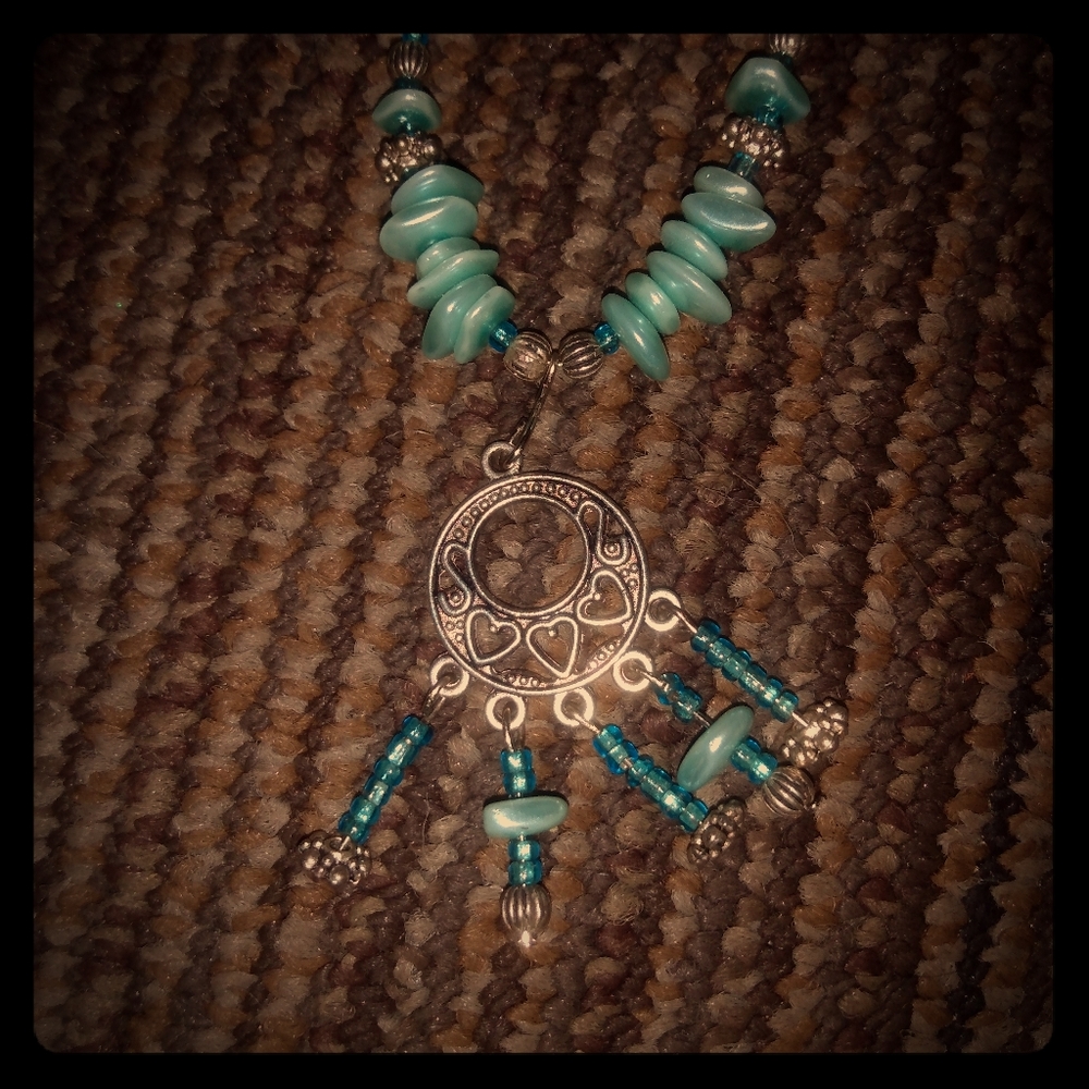 Handmade necklace by artisan Dolly